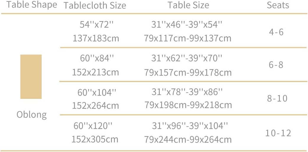 Simple&Opulence Premium 100% Linen Hemstitch Tablecloth-60 x 120 Inch Natural Linen, Natural Fabric, Rectangular Tablecloth for Indoor and Outdoor Use