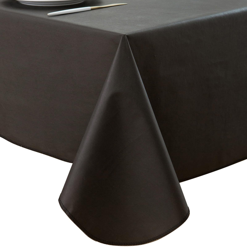 Pioggia Clear Tablecloth Protector Rectangle Waterproof Oil-Proof Plastic Table Cloth Wipeable PVC Table Cover for Indoor and Outdoor (Clear, 60 x 120 Inch)