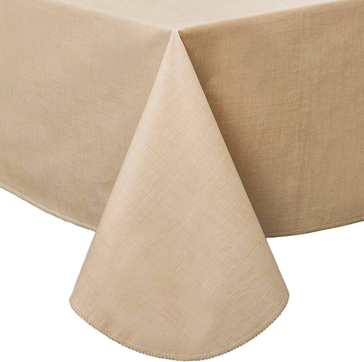 Pioggia Clear Tablecloth Protector Rectangle Waterproof Oil-Proof Plastic Table Cloth Wipeable PVC Table Cover for Indoor and Outdoor (Clear, 60 x 120 Inch)