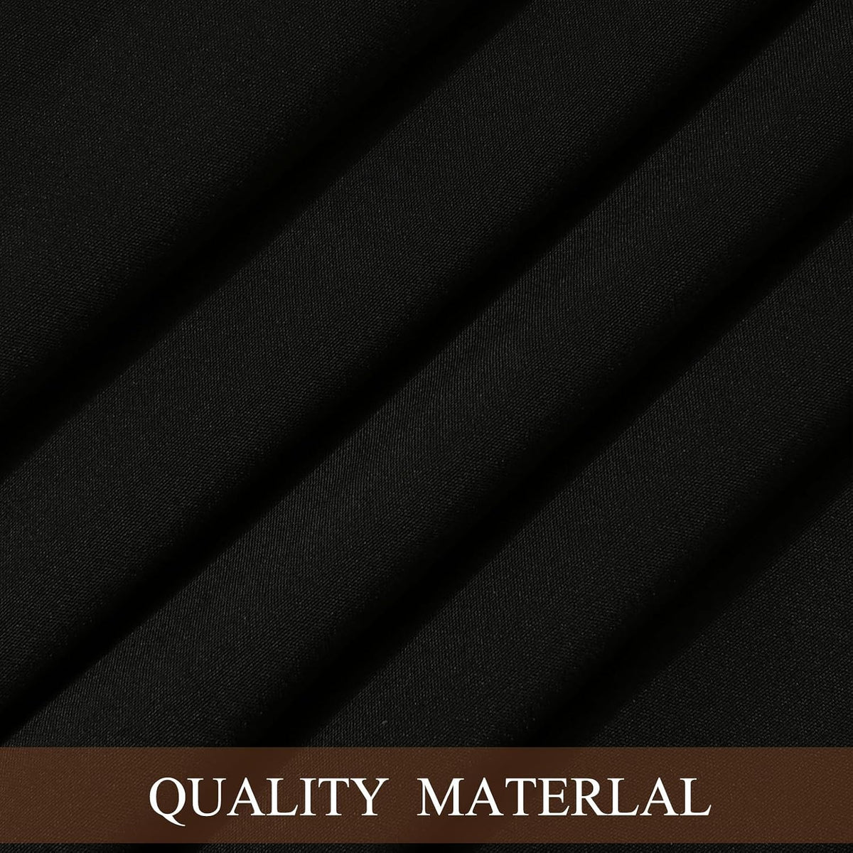 10Pack Black Tablecloths for 8 Foot Rectangle Tables 60 x 126 Inch