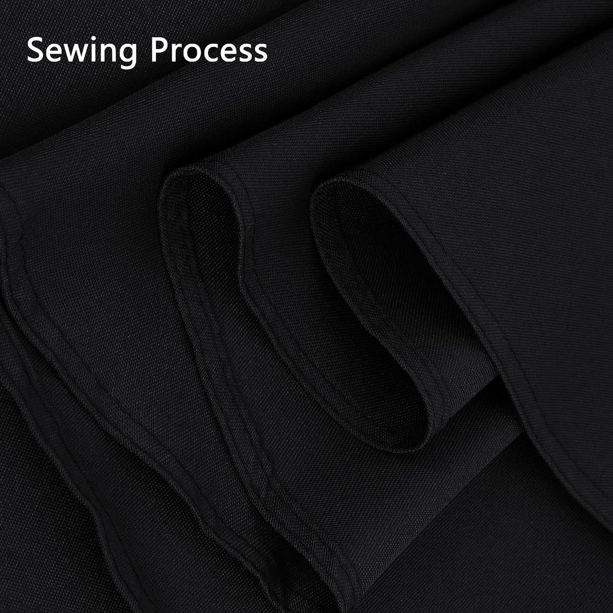 10 Pack Black Round Tablecloths, 120 Inch Stain Resistant and Wrinkle Round Table Clothes, Washable Polyester Table Clothes Cover for Kitchen Dining, Wedding Birthday Party, Buffet Restaurant, Banquet