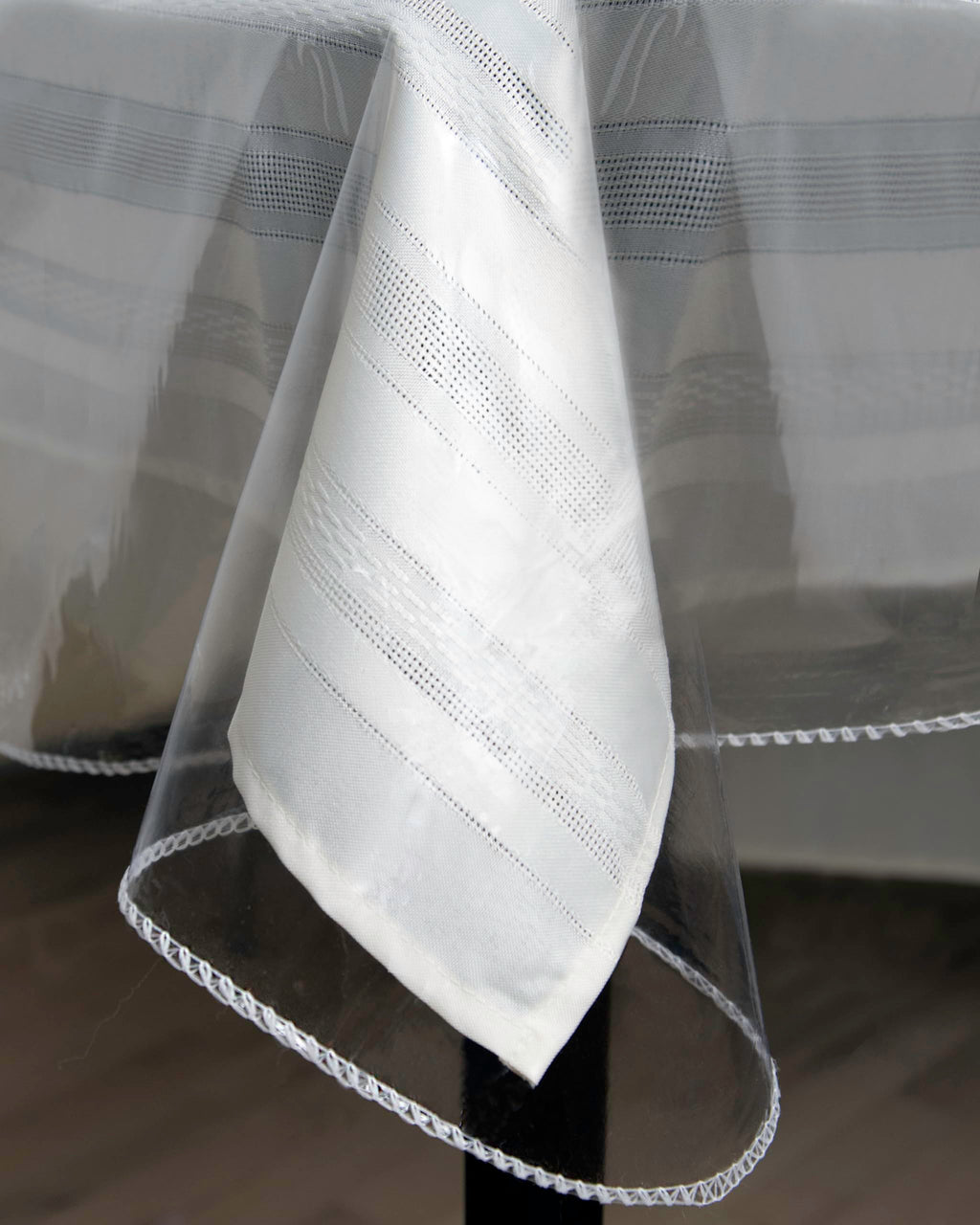 Broder Heavy Duty Clear Plastic Table Cover Protector Rectangle 60x120 – Waterproof, Oil Proof, Wipeable Vinyl Tablecloth Protector, Thick PVC, for Dining Room, Kitchen, Desk, Office, Everyday Use